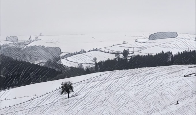 Een stip in het&nbsp;landschap