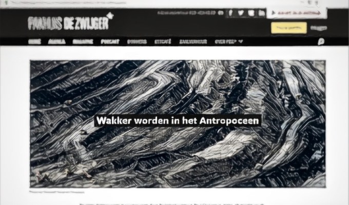 Antropoceen ontwerpen?